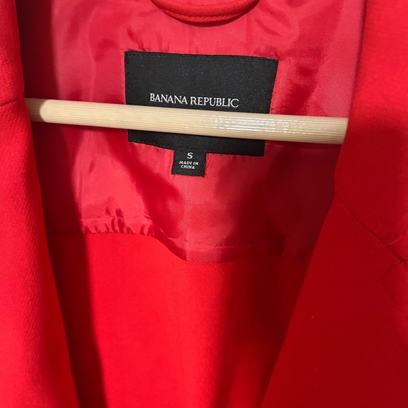 Banana Republic NWOT Red Blazer - Picture 2 of 4
